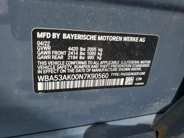 2022 BMW 228I - WBA53AK00N7K90560