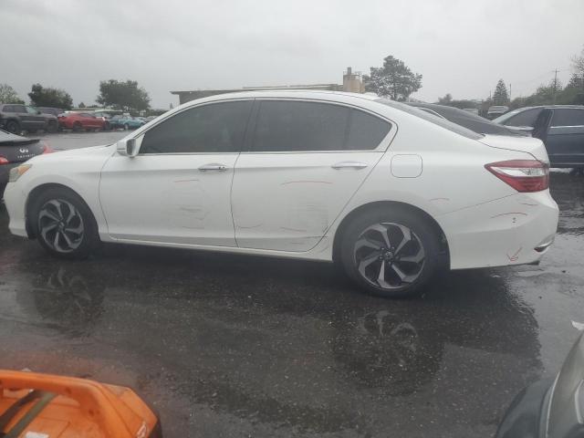 HONDA ACCORD EXL 2016 white  gas 1HGCR3F81GA034262 photo #3