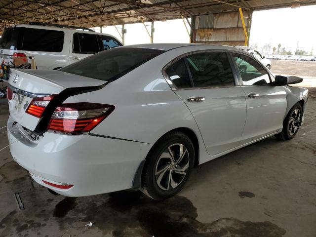 HONDA ACCORD LX 2016 white  gas 1HGCR2F38GA195108 photo #4
