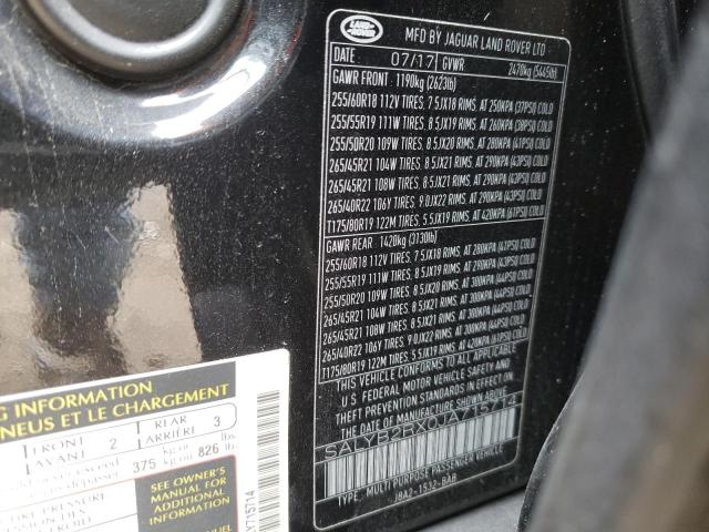 2018 LAND ROVER RANGE ROVE - SALYB2RX0JA715714