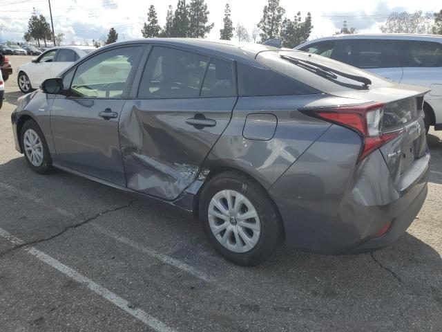 TOYOTA PRIUS 2019 charcoal  hybrid engine JTDKARFUXK3069817 photo #3