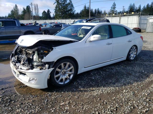 HYUNDAI EQUUS SIGN 2013 white  gas KMHGH4JH8DU058256 photo #1