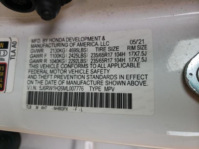 2021 HONDA CR-V LX - 5J6RW1H26ML007776