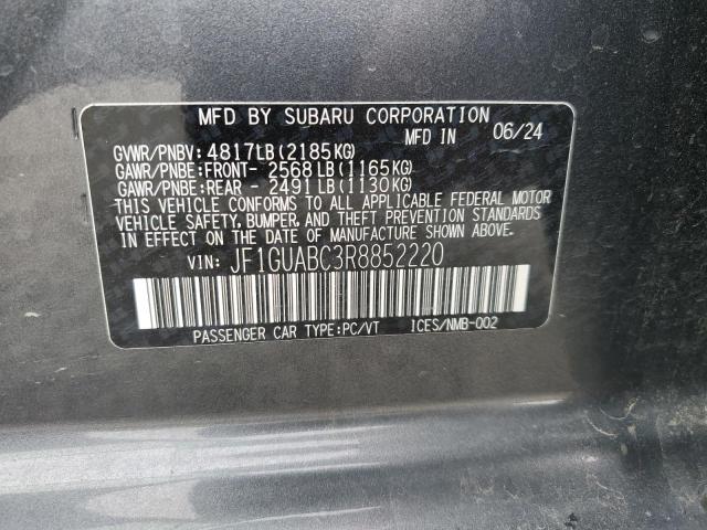 2024 SUBARU IMPREZA - JF1GUABC3R8852220