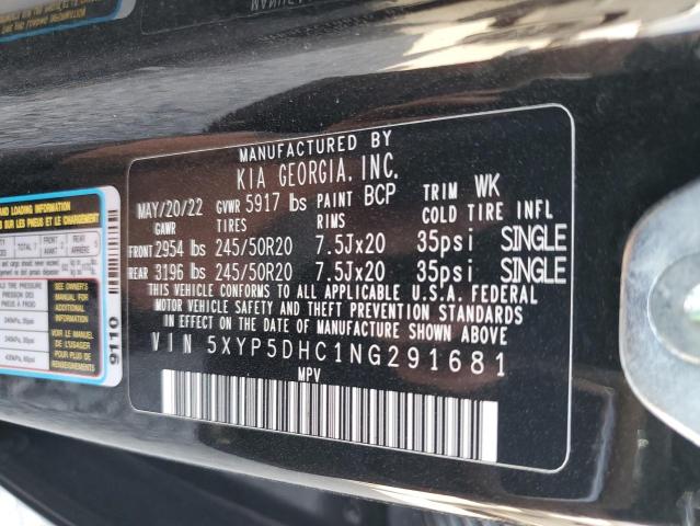 2022 KIA TELLURIDE - 5XYP5DHC1NG291681