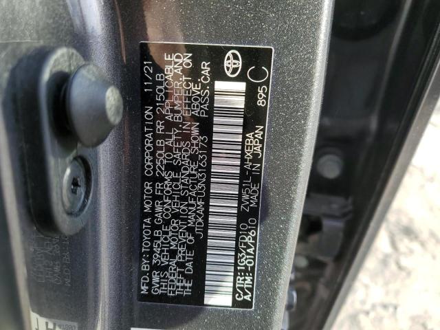 2022 TOYOTA PRIUS NIGH - JTDKAMFU3N3163173