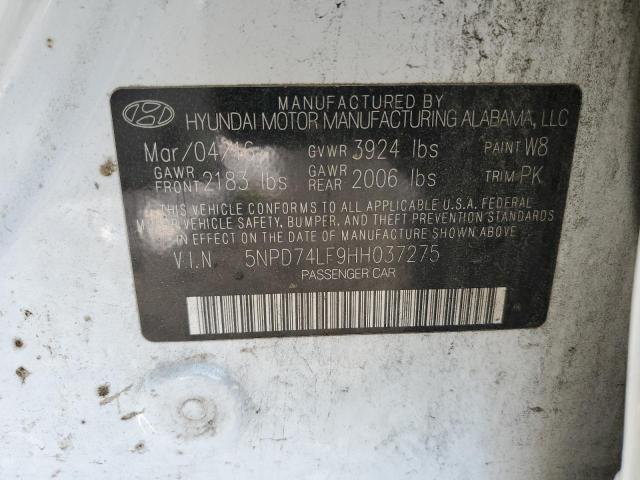 2017 HYUNDAI ELANTRA SE - 5NPD74LF9HH037275