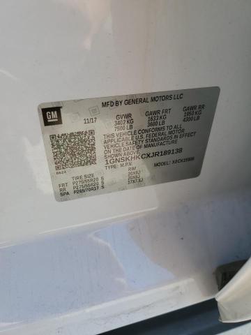 2018 CHEVROLET SUBURBAN K - 1GNSKHKCXJR189138