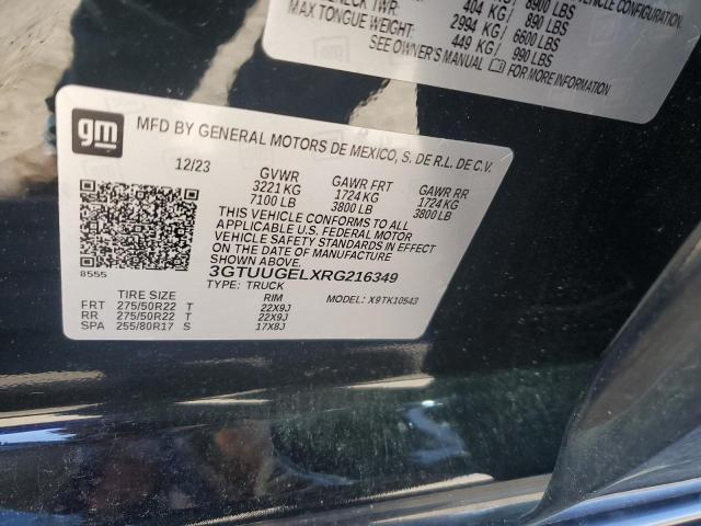 2024 GMC SIERRA K15 3GTUUGELXRG216349