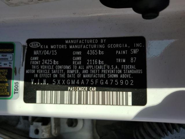 2015 KIA OPTIMA LX - 5XXGM4A75FG475902