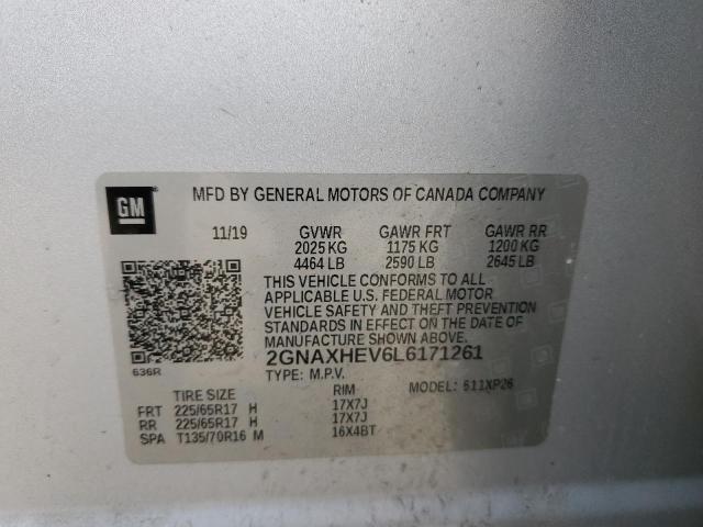 2020 CHEVROLET EQUINOX LS - 2GNAXHEV6L6171261