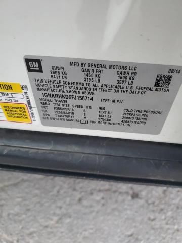 2015 CHEVROLET TRAVERSE L - 1GNKRHKD6FJ156714