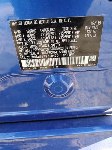 2019 HONDA HR-V TOURI 3CZRU6H98KM710470