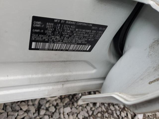 2022 SUBARU ASCENT ONY 4S4WMAGD7N3442126