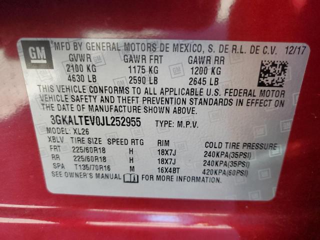 2018 GMC TERRAIN SL - 3GKALTEV0JL252955