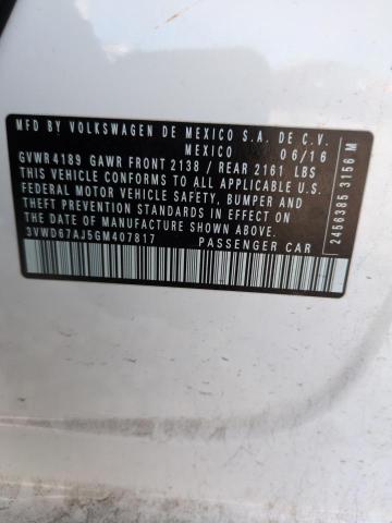 2016 VOLKSWAGEN JETTA SE - 3VWD67AJ5GM407817