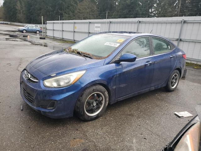 HYUNDAI ACCENT SE 2016 blue  gas KMHCT4AEXGU072022 photo #1