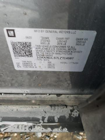 2020 GMC ACADIA SLT - 1GKKNULS7LZ214597