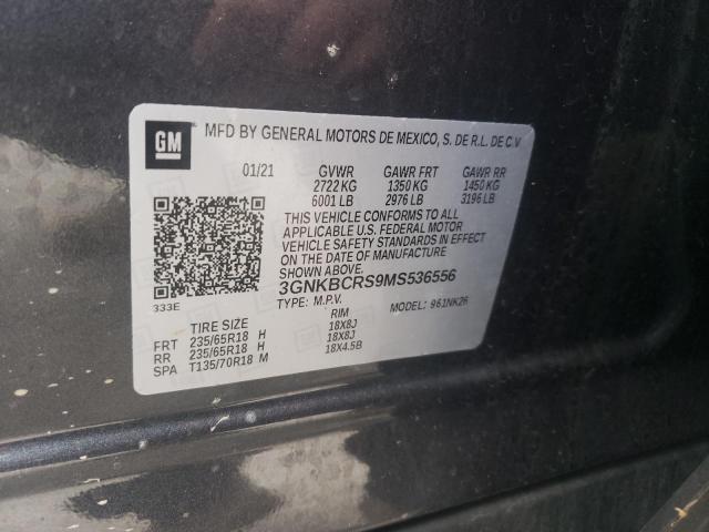 2021 CHEVROLET BLAZER 2LT - 3GNKBCRS9MS536556
