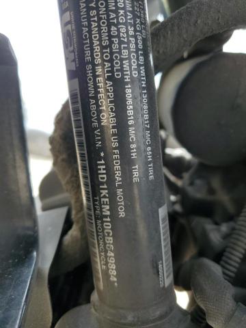 2012 HARLEY-DAVIDSON FLHTK ELEC - 1HD1KEM10CB649884