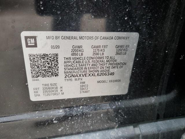 2020 CHEVROLET EQUINOX LT - 2GNAXVEXXL6206349
