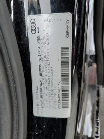 2018 AUDI A6 PREMIUM WAUF8AFC1JN075706