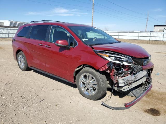 Vin: 5tdeskfc9ps100229, lot: 51113935, toyota sienna limited 20234