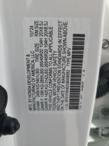 2025 HONDA PASSPORT B 5FNYF8H82SB008082