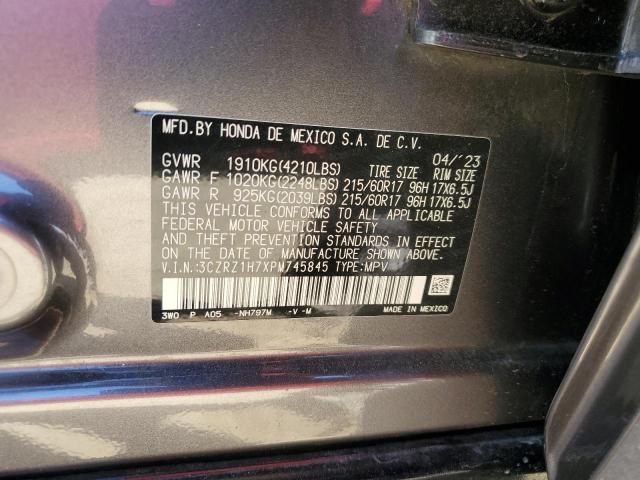 2023 HONDA HR-V EXL - 3CZRZ1H7XPM745845