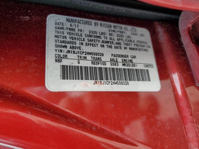 2017 NISSAN ROGUE SPOR - JN1BJ1CP2HW006026