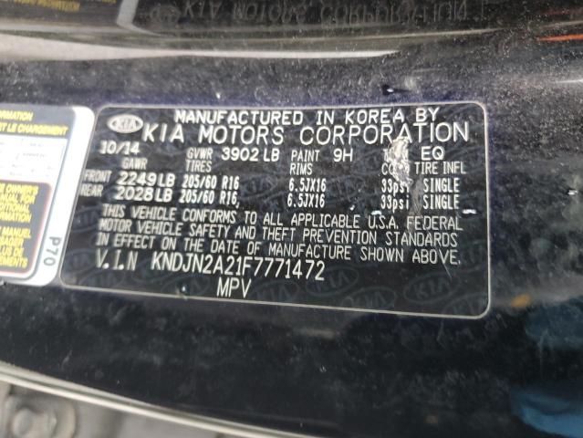 2015 KIA SOUL - KNDJN2A21F7771472
