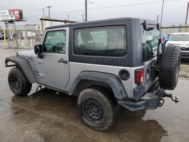 JEEP WRANGLER S 2018 silver  Flexible Fuel 1C4AJWAG8JL861054 photo #3