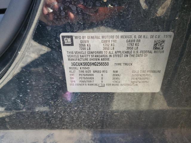 2017 CHEVROLET SILVERADO - 3GCUKSEC6HG256550