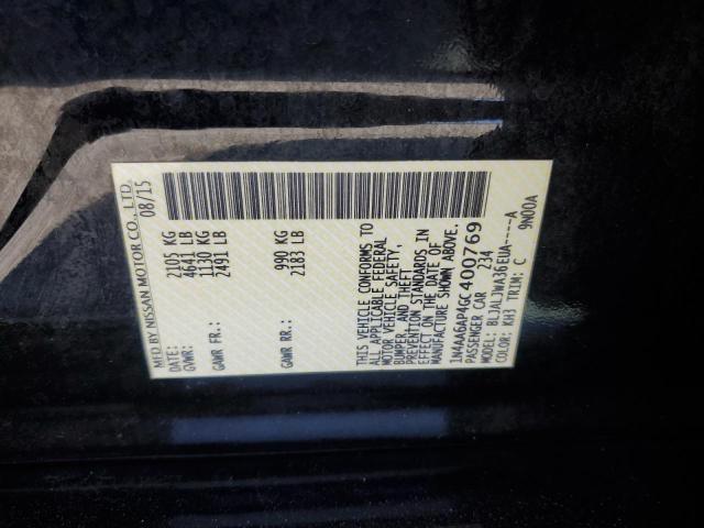 2016 NISSAN MAXIMA 3.5 - 1N4AA6AP4GC400769