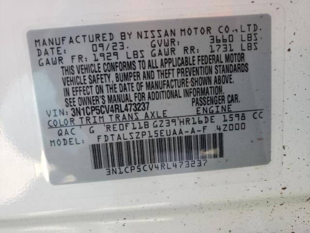 2024 NISSAN KICKS SV - 3N1CP5CV4RL473237