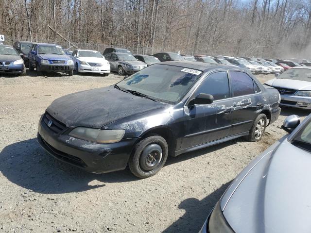 HONDA ACCORD EX 2002 black sedan 4d gas 1HGCG66832A145749 photo #1