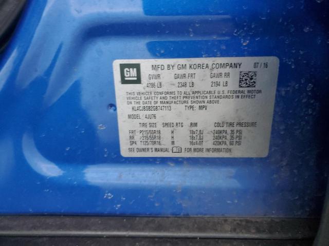2016 BUICK ENCORE CON - KL4CJBSB2GB747113