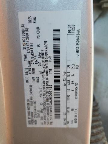2018 FORD F150 SUPER - 1FTEW1EG0JKD97425