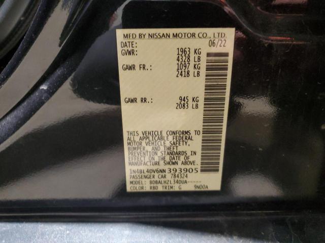 2022 NISSAN ALTIMA SV - 1N4BL4DV6NN393905