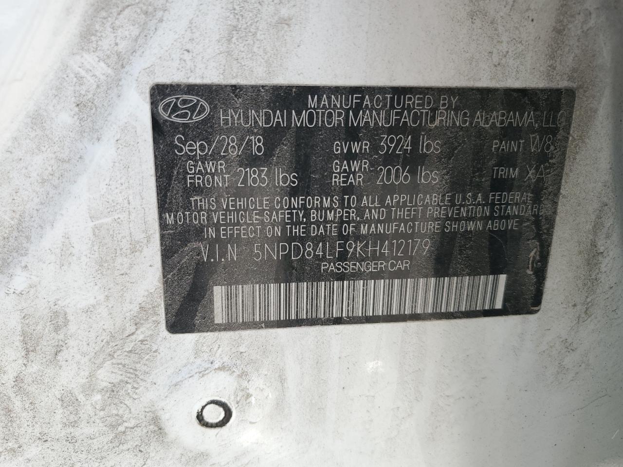 Hyundai Elantra se 2019