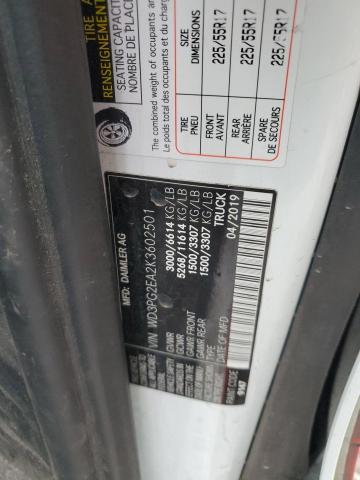 2019 MERCEDES-BENZ METRIS - WD3PG2EA2K3602501