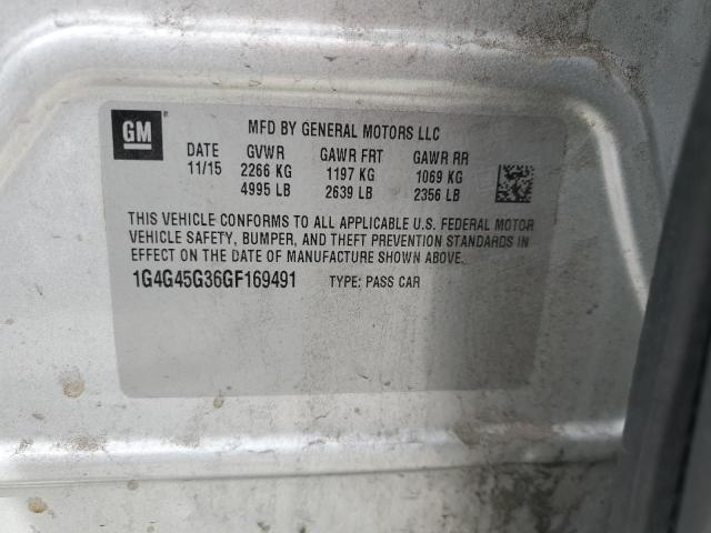 2016 BUICK LACROSSE S - 1G4G45G36GF169491