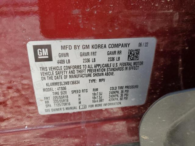 2022 BUICK ENCORE GX - KL4MMESL3NB136834