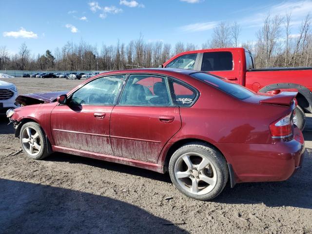 SUBARU LEGACY 2.5 2009 red  gas 4S3BL616396233788 photo #3