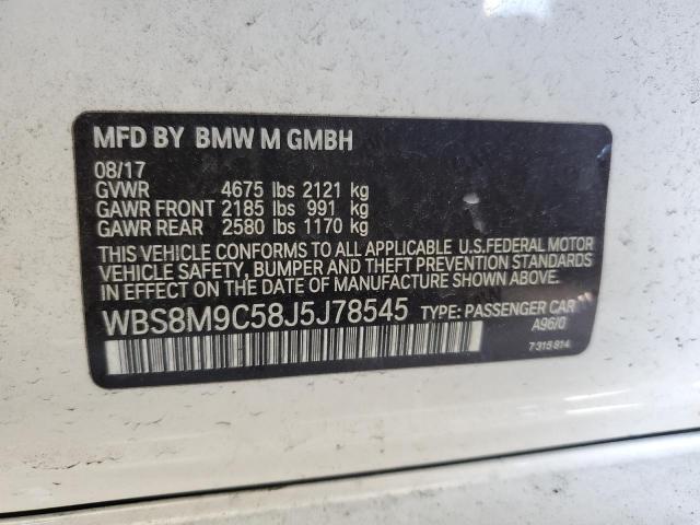 2018 BMW M3 WBS8M9C58J5J78545