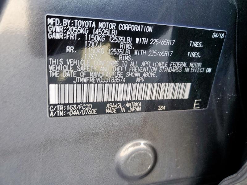 2018 TOYOTA RAV4 ADVEN - JTMWFREV0JJ183574