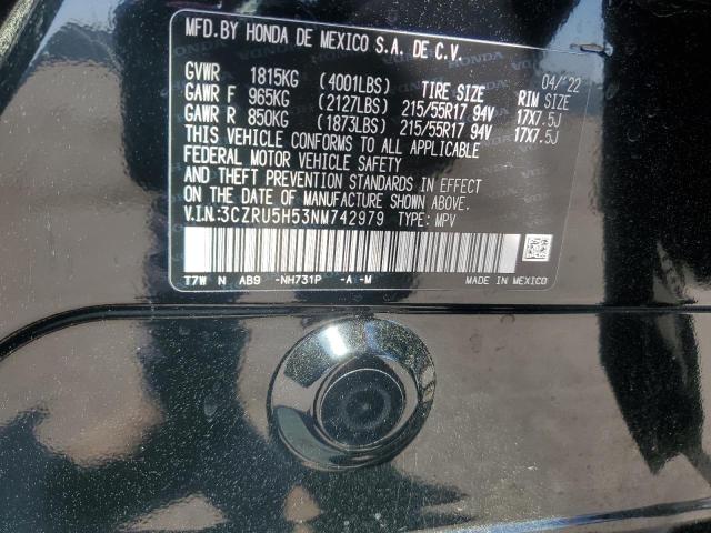 2022 HONDA HR-V EX - 3CZRU5H53NM742979