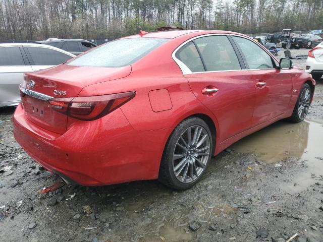 Vin: jn1fv7ar3jm480162, lot: 49914015, infiniti q50 red sport 400 20183