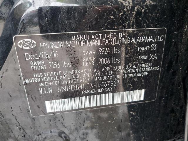 2017 HYUNDAI ELANTRA SE - 5NPD84LF3HH167923