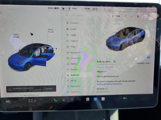 2021 TESLA MODEL 3 - 5YJ3E1EBXMF925147